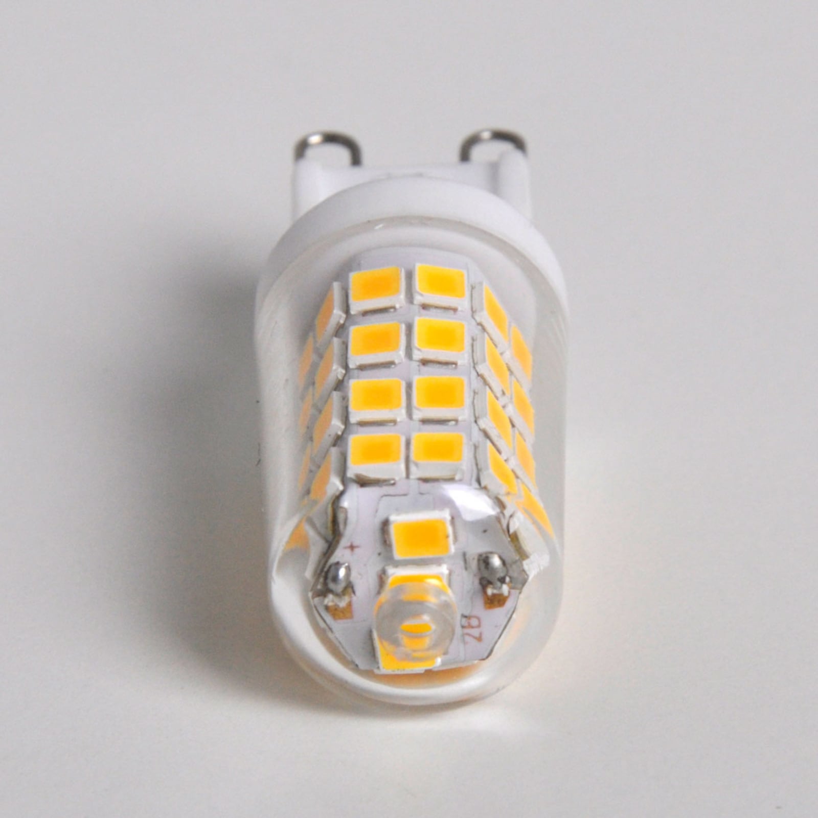 LED-stiftpære G9 3W klar 3000K varmhvit 330 lm sideprofil