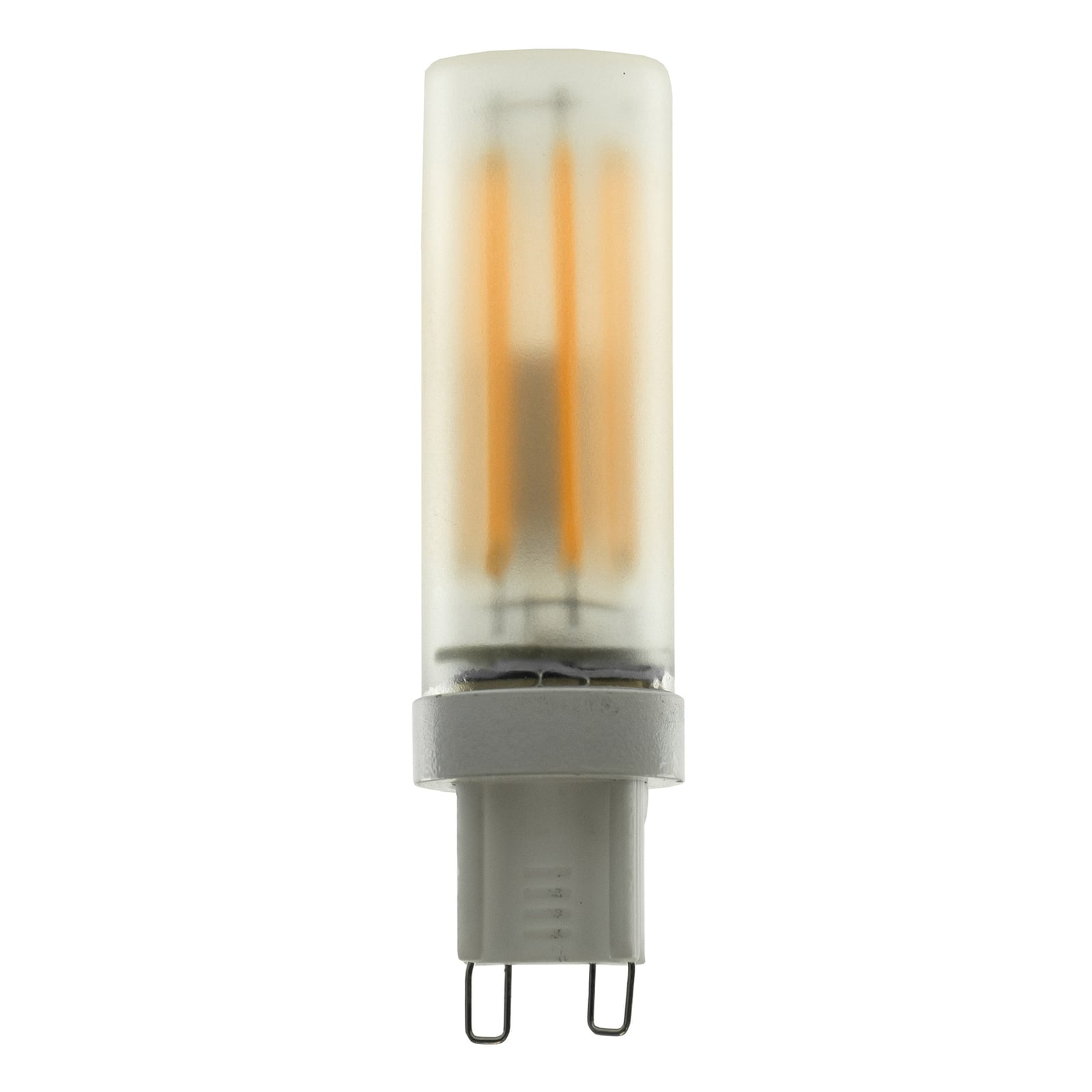 LED stiftpære G9 4,5W 2700K matt dimbar 400lm nærbilde