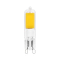LED stiftpære G9 4W 3000K 470lm klar glass forfra