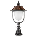 LED stolpelampe 1157LED lanternedesign aluminium 12W IP43 frontbilde