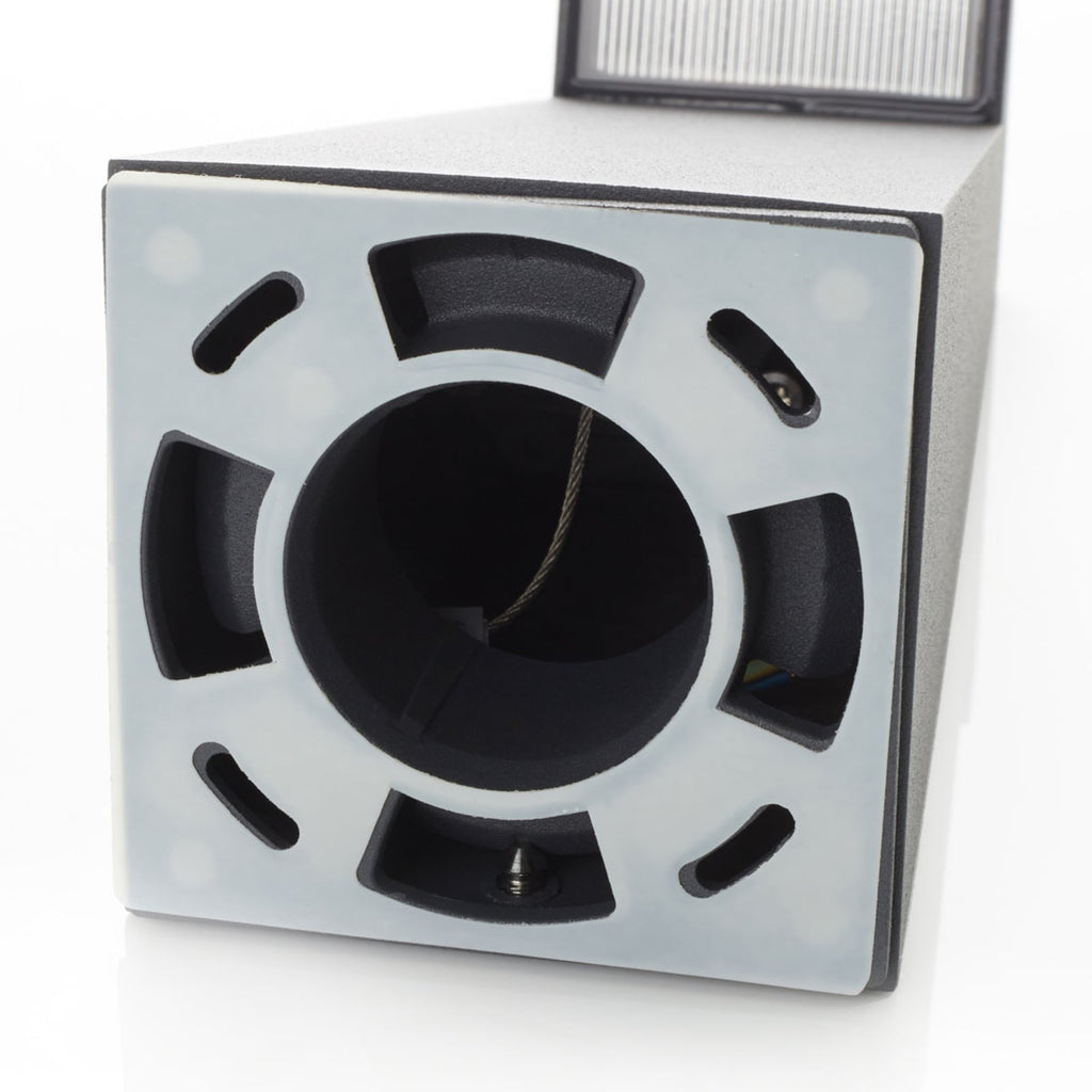 LED stolpelampe 84108 grafitt aluminium detalj