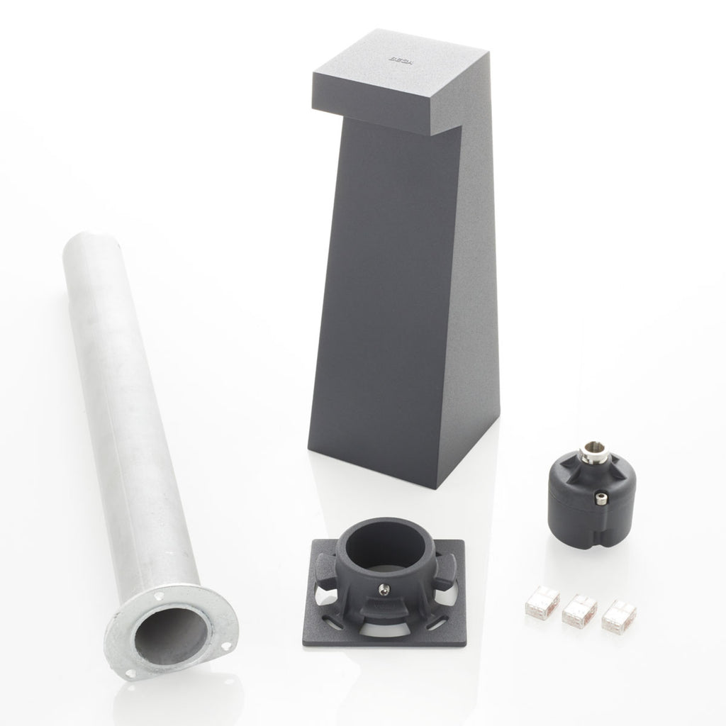 LED stolpelampe 84108 grafitt aluminium med jordfeste