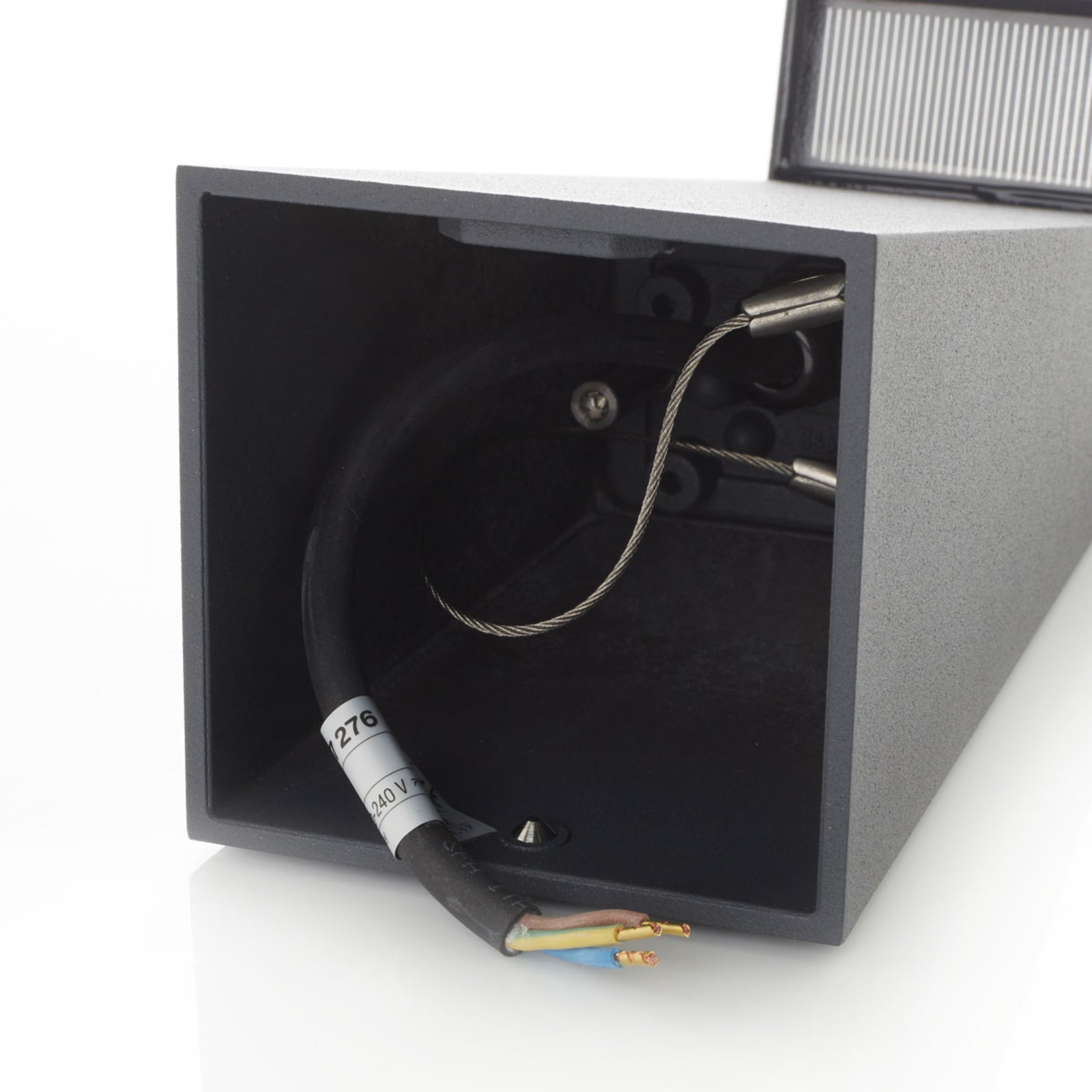 LED stolpelampe 84108 grafitt aluminium montert ute