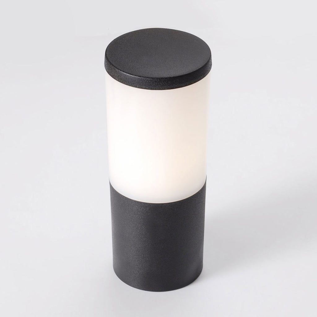LED stolpelampe Amelia CCT svart 25 cm E27 IP55 forside