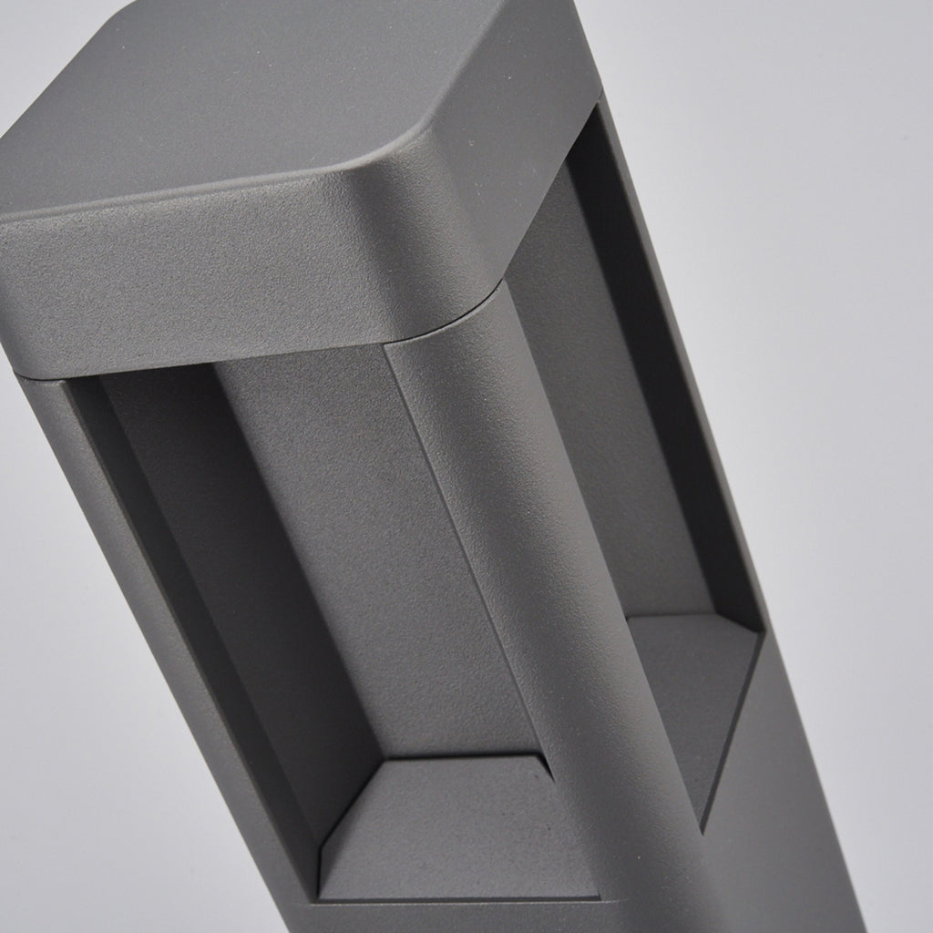 LED stolpelampe Annika antrasitt aluminium belysning