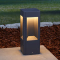 LED stolpelampe Annika antrasitt aluminium 30 cm IP54 forfra
