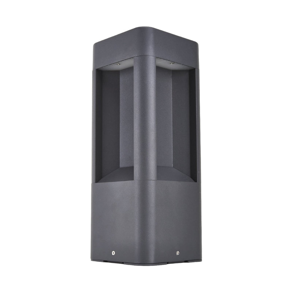 LED stolpelampe Annika antrasitt aluminium 30 cm IP54 miljøbilde