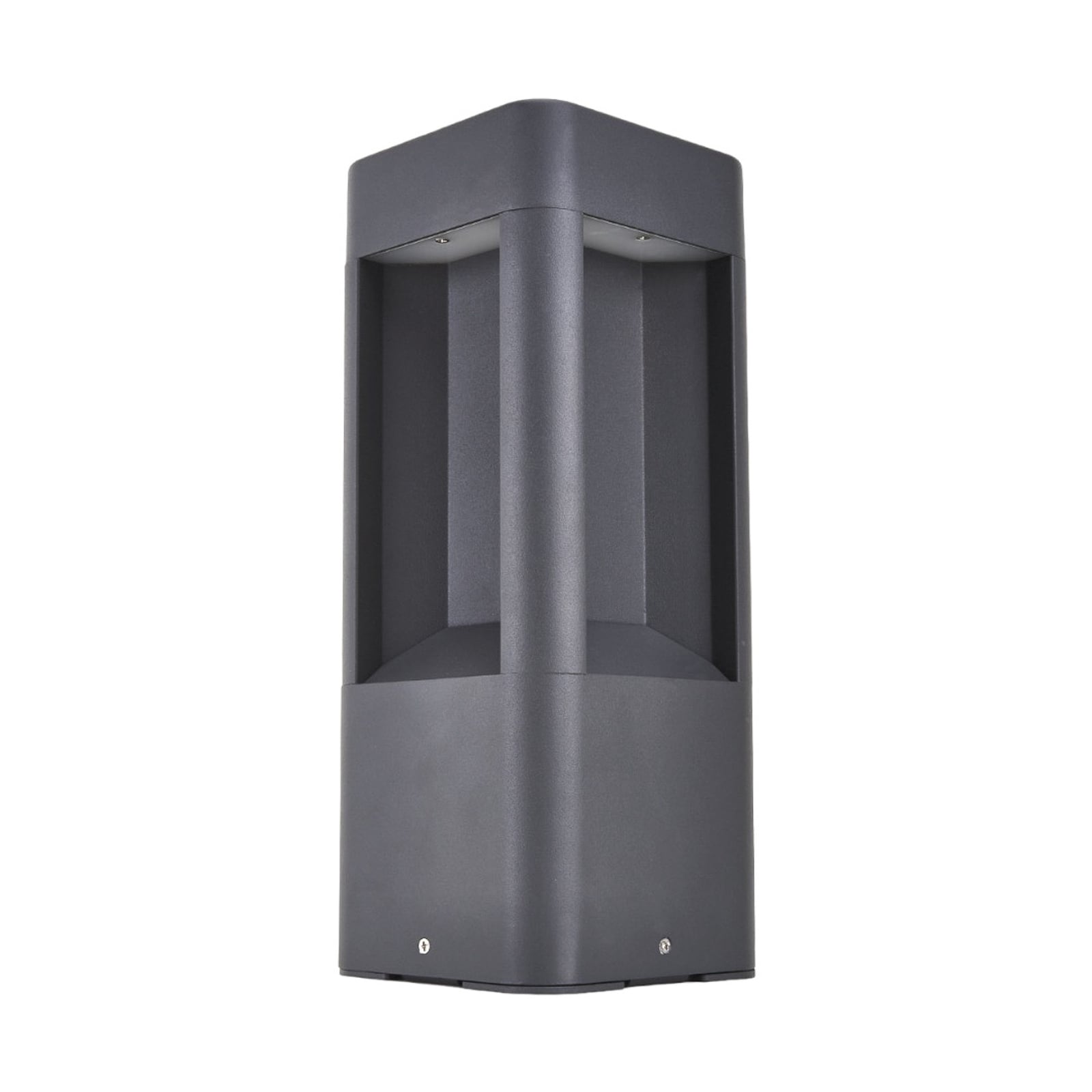 LED stolpelampe Annika antrasitt aluminium 30 cm IP54 miljøbilde