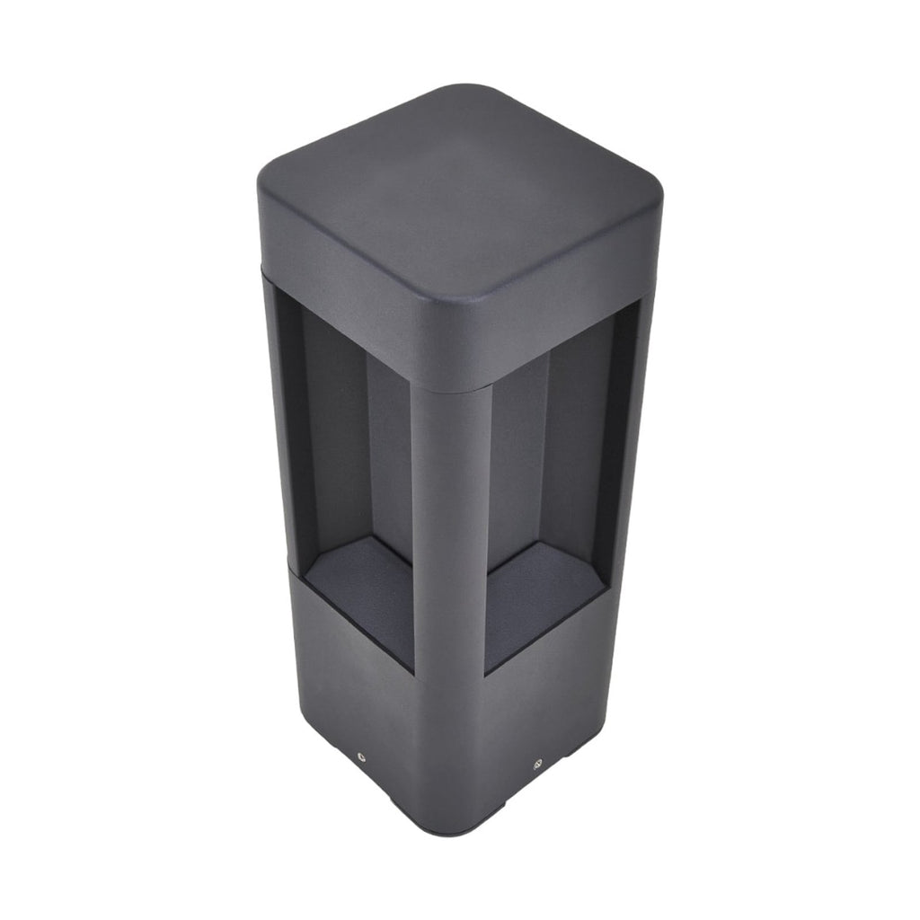 LED stolpelampe Annika antrasitt aluminium 30 cm IP54 underside