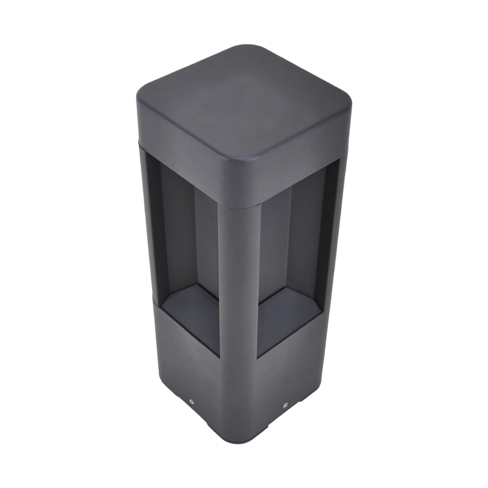 LED stolpelampe Annika antrasitt aluminium 30 cm IP54 underside