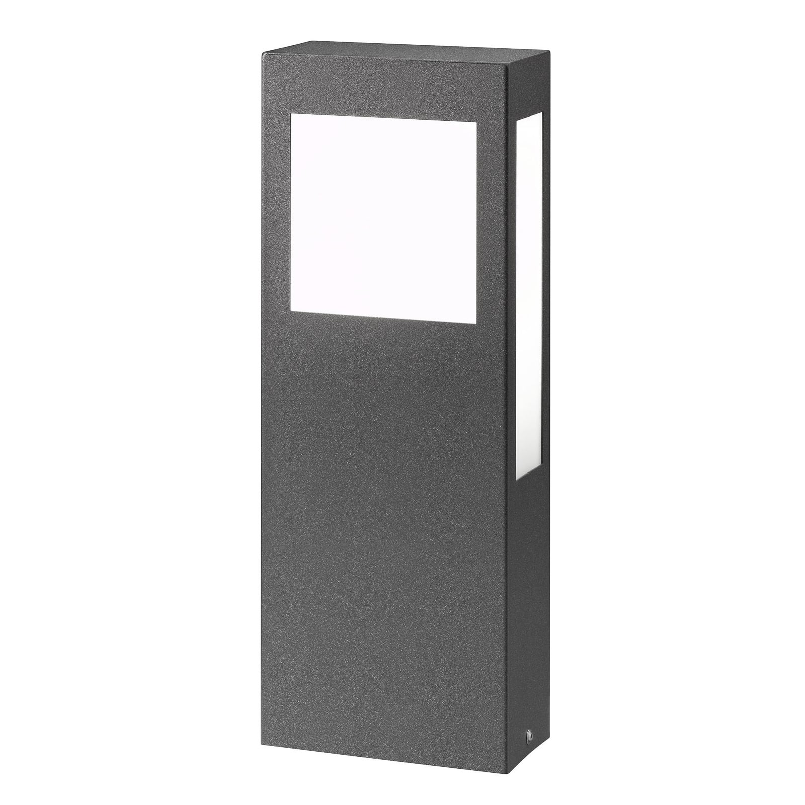 LED stolpelampe Aqua Paulo rustfritt stål 40 cm detalj