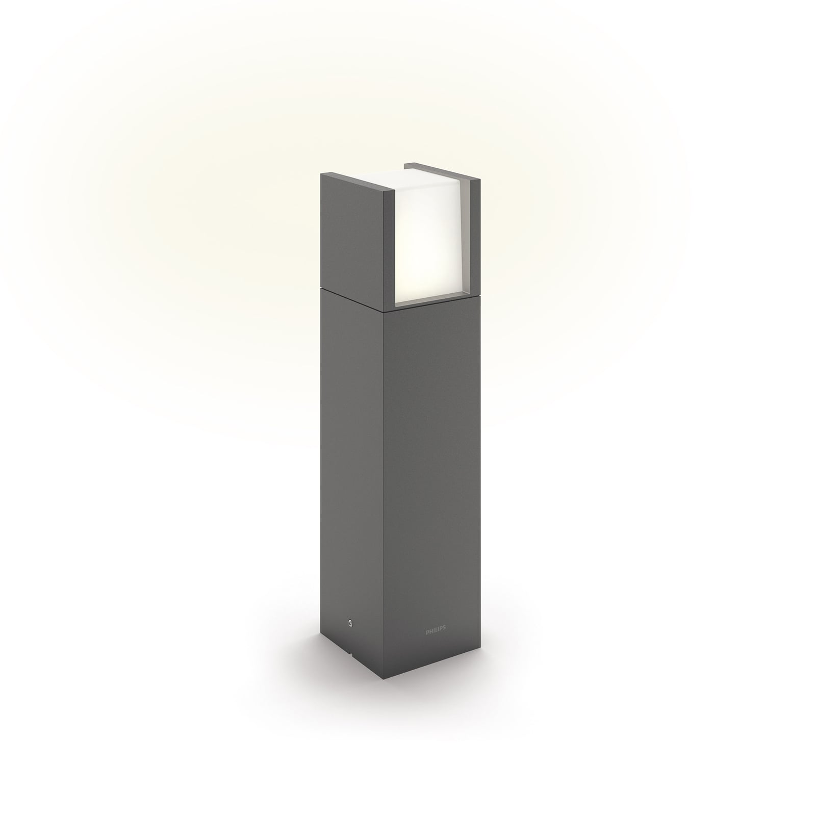 Montert LED stolpelampe Arbour antrasitt aluminium 40 cm IP44 i uterom