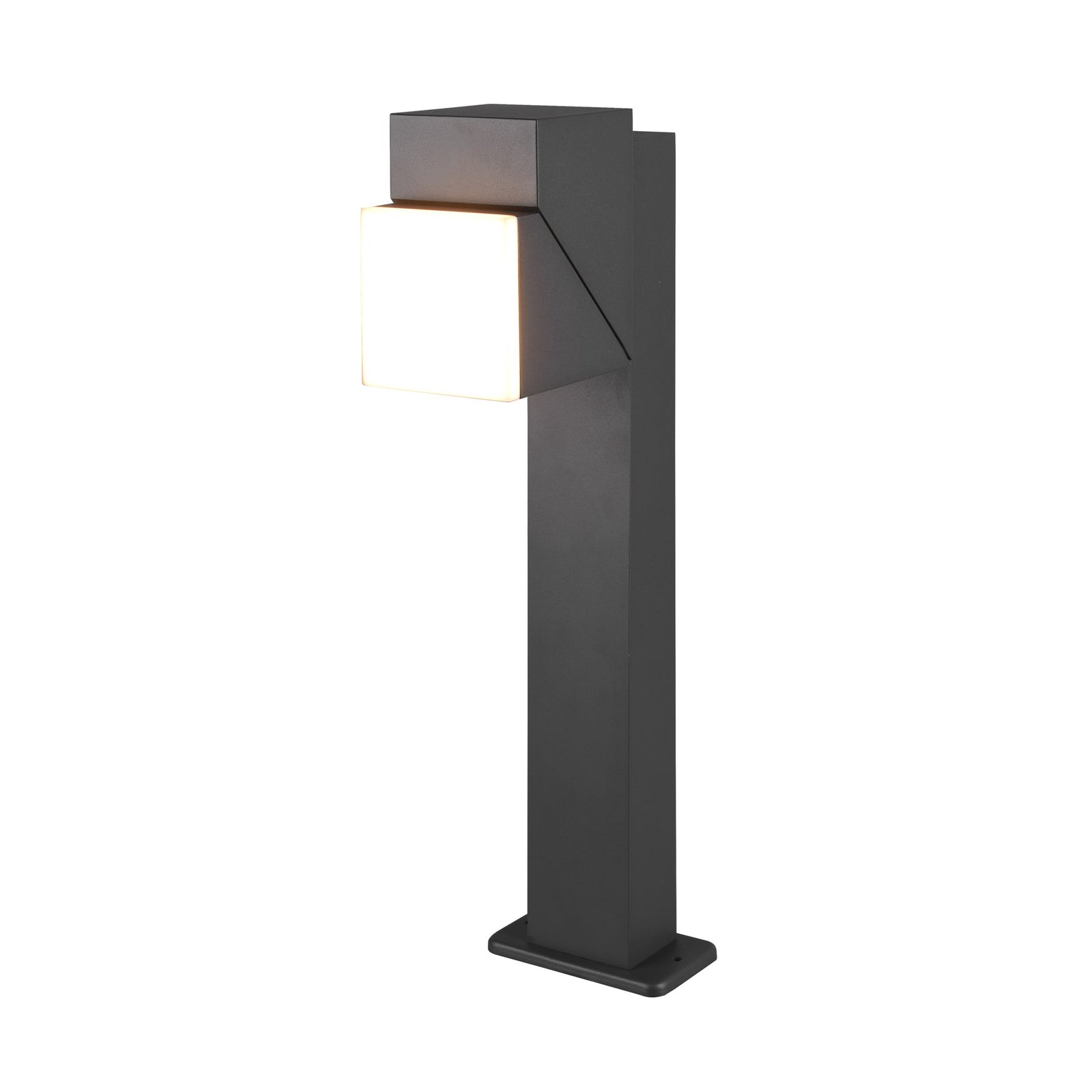 LED stolpelampe Avon antrasitt svingbar 50 cm detalj av lampehode