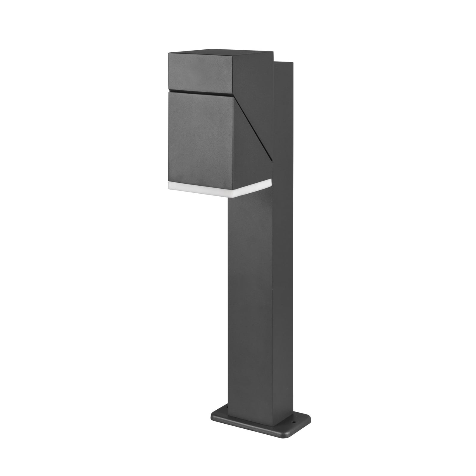 LED stolpelampe Avon antrasitt svingbar 50 cm montert ute