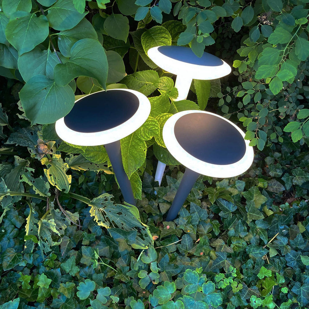 LED stolpelampe Bermuda med jordspyd bakside