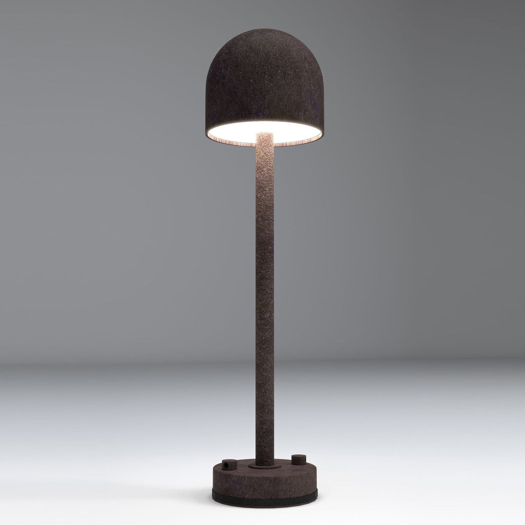 LED stolpelampe Boleto opal polykarbonat deksel