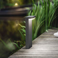 LED stolpelampe Bustan antrasitt 40 cm Philips forfra
