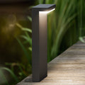 LED stolpelampe Bustan antrasitt aluminium IP44 2700K forfra
