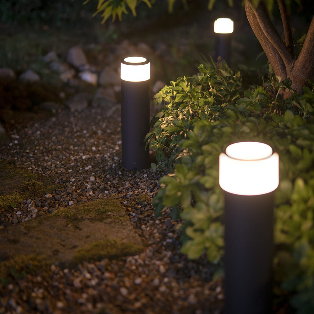 LED stolpelampe Calla utvidelse 40 cm RGB IP65 Philips Hue forfra