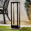 LED stolpelampe Carlota antrasitt aluminium 50 cm forfra