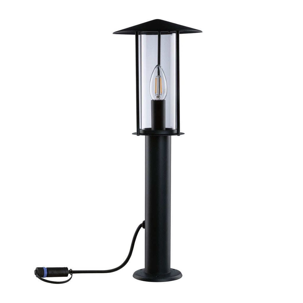 LED stolpelampe Classic Lantern antrasitt bakside