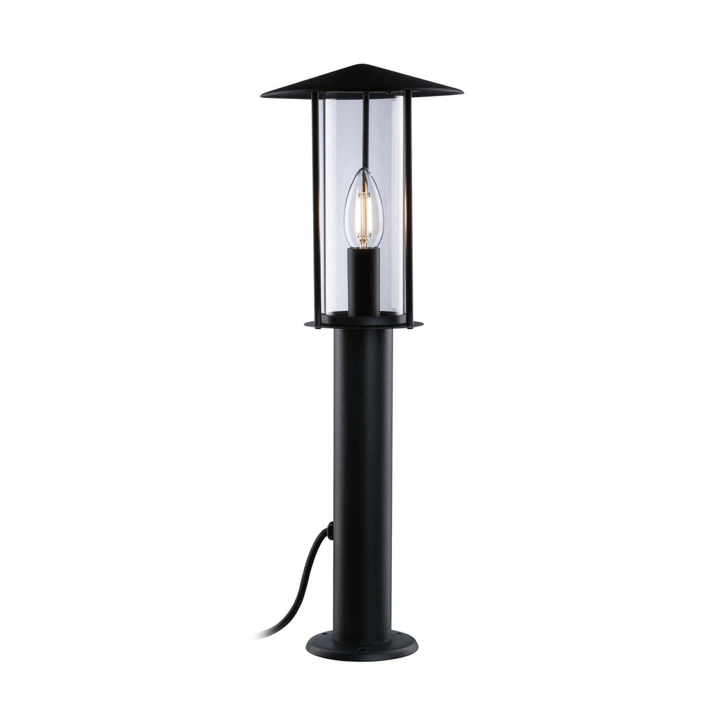 LED stolpelampe Classic Lantern antrasitt forfra