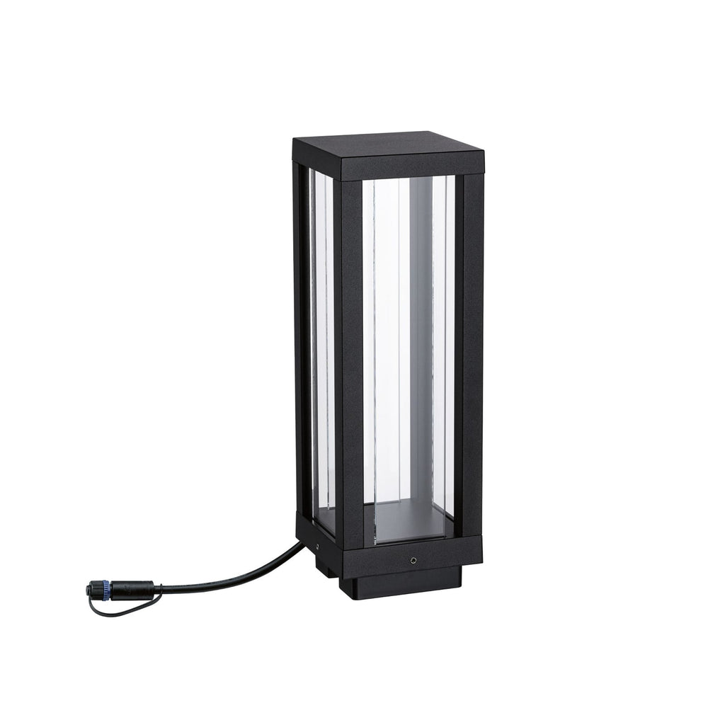 LED stolpelampe Classic Lantern RGBW antrasitt IP44 - Paulmann forfra