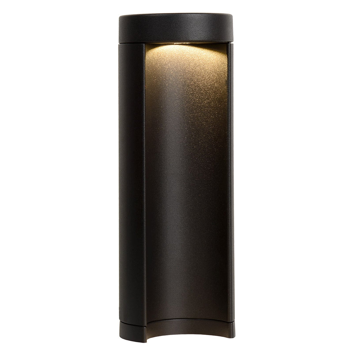 LED stolpelampe Combo svart aluminium 25 cm bakside