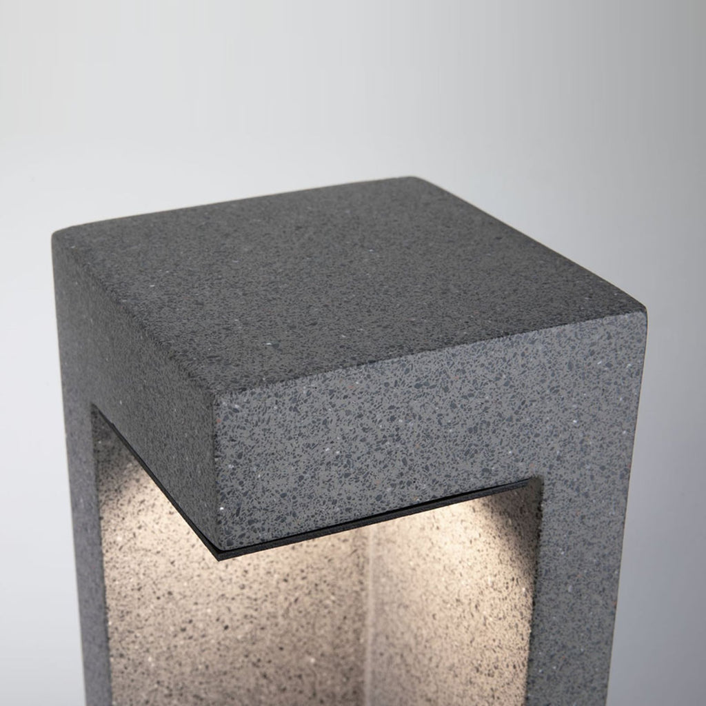 LED stolpelampe Concrea betong 45 cm IP65 detalj av lyskilde