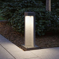 LED stolpelampe Concrea betong 45 cm IP65 front