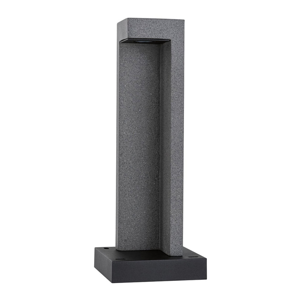 LED stolpelampe Concrea betong 45 cm IP65 montert i hage