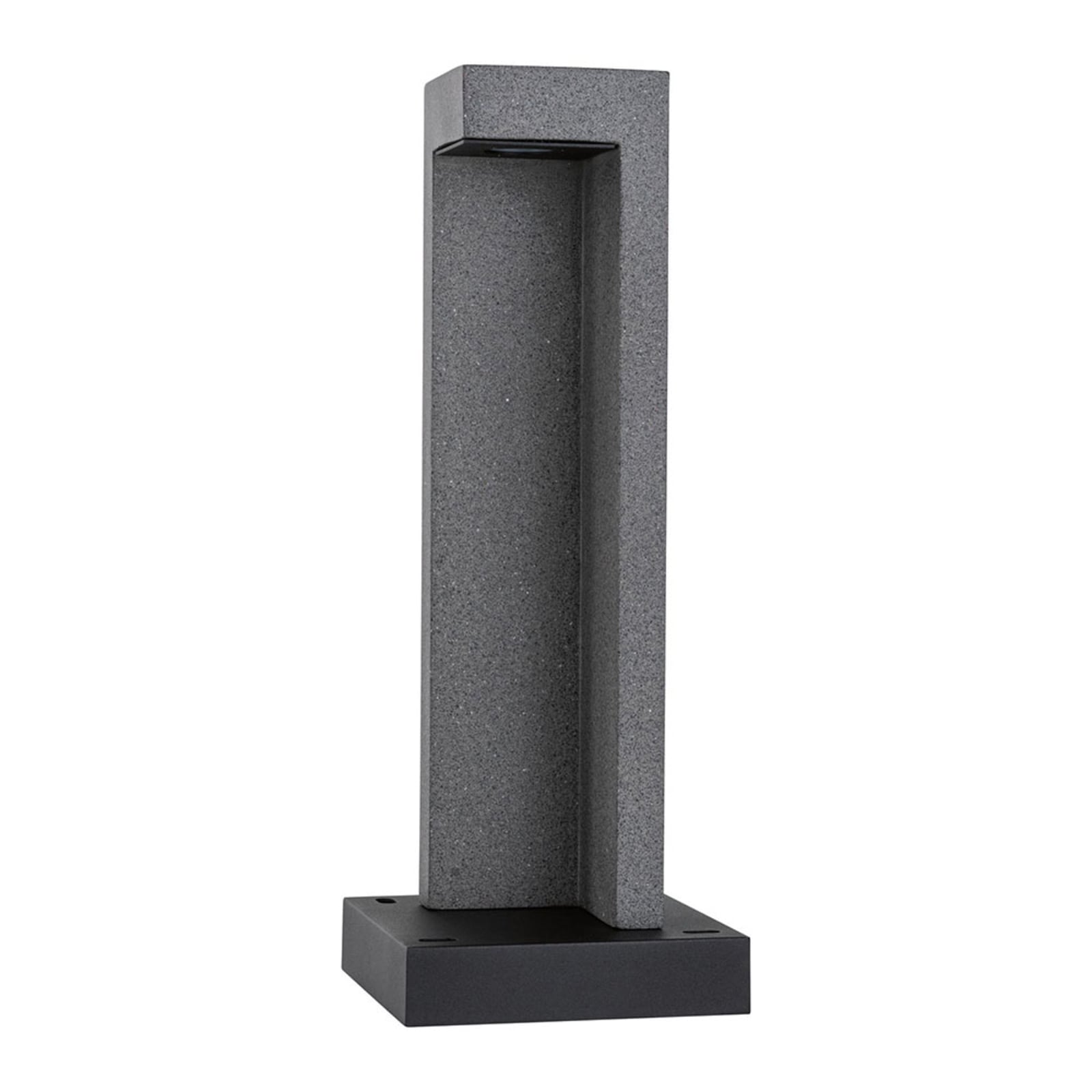 LED stolpelampe Concrea betong 45 cm IP65 montert i hage