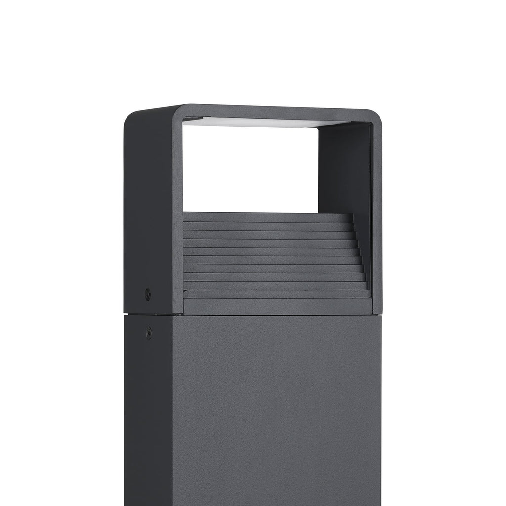 Nærbilde av LED stolpelampe Doninni 1 antrasitt 40 cm IP65