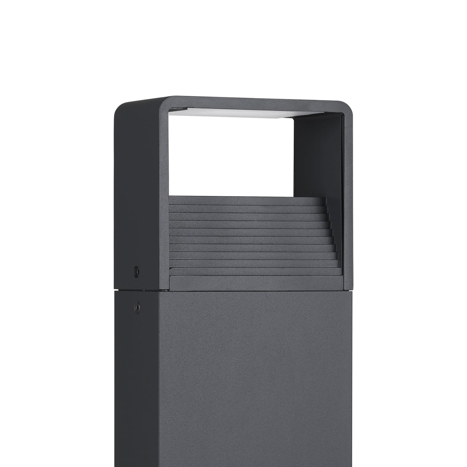 Nærbilde av LED stolpelampe Doninni 1 antrasitt 40 cm IP65
