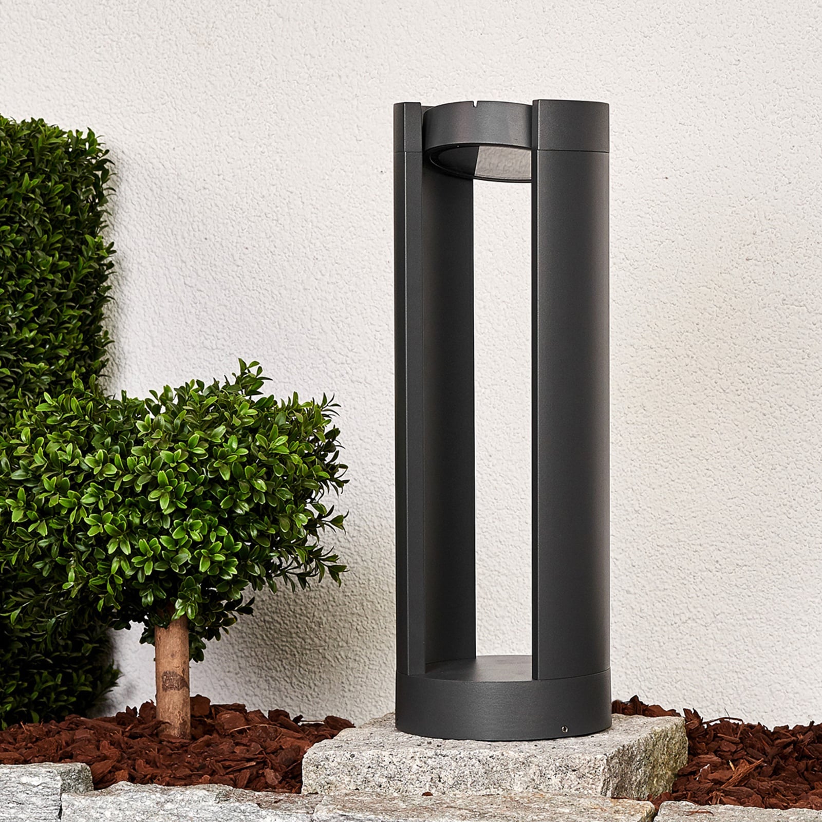 LED stolpelampe Dylen justerbar grafitt bakside