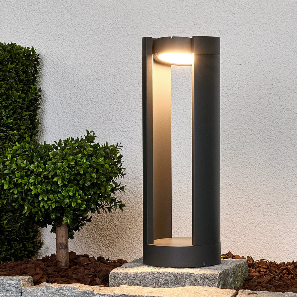 LED stolpelampe Dylen justerbar grafitt forfra