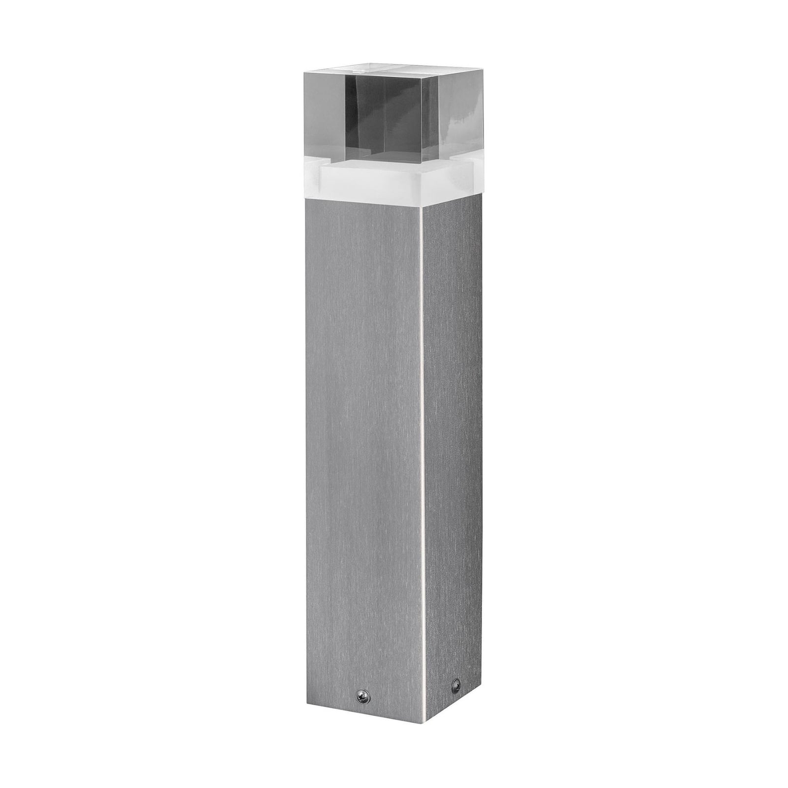 LED stolpelampe Endura Style Crystal rustfritt stål 40 cm front