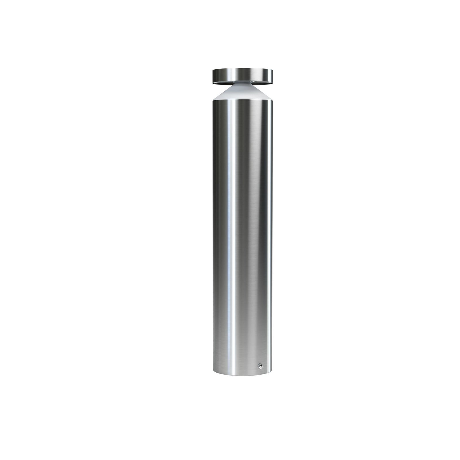 LED stolpelampe ENDURA STYLE CYLINDER rustfritt stål forfra