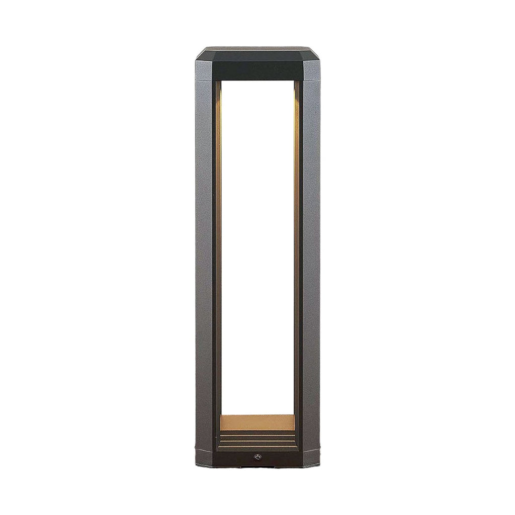 Detalj av LED stolpelampe Fery antrasitt aluminium 50 cm IP65