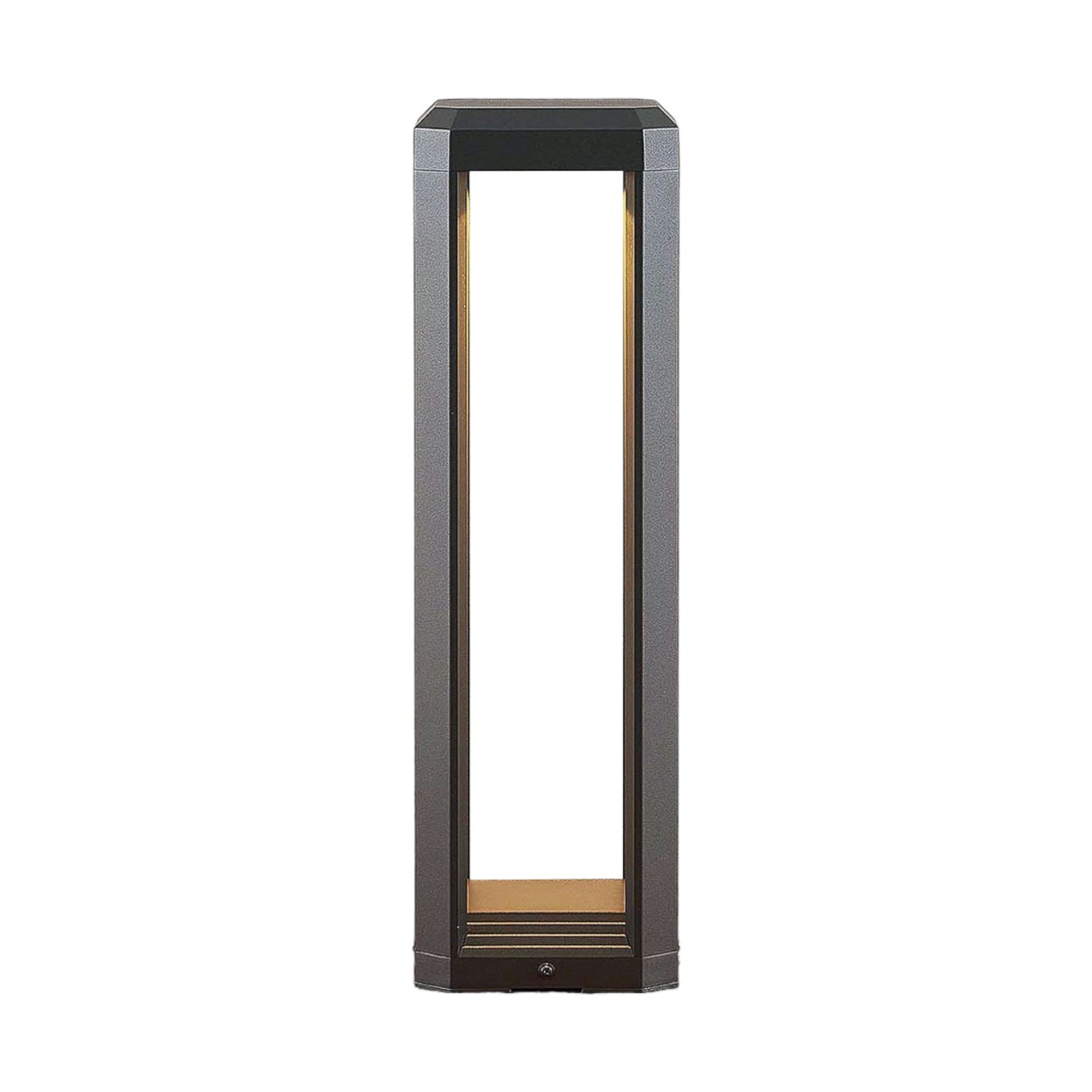 Detalj av LED stolpelampe Fery antrasitt aluminium 50 cm IP65