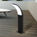 LED stolpelampe Fiumicino buet svart 45 cm IP44 forside