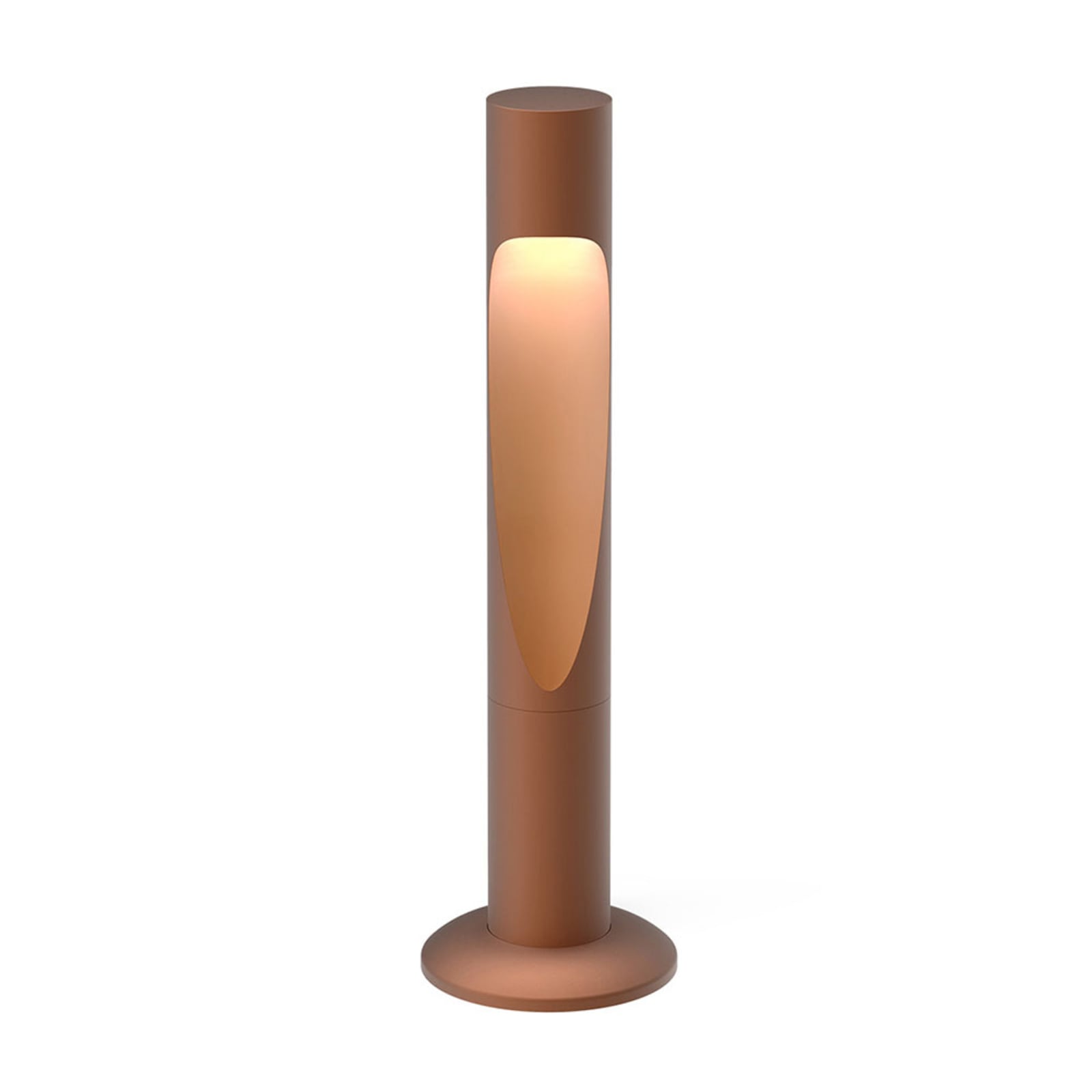 LED stolpelampe Flindt corten aluminium 35 cm IP44 detalj