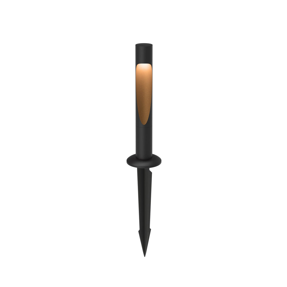 LED stolpelampe Flindt svart 35 cm 4000K IP44 Louis Poulsen forfra