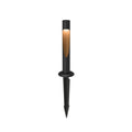 LED stolpelampe Flindt svart aluminium 35 cm forfra