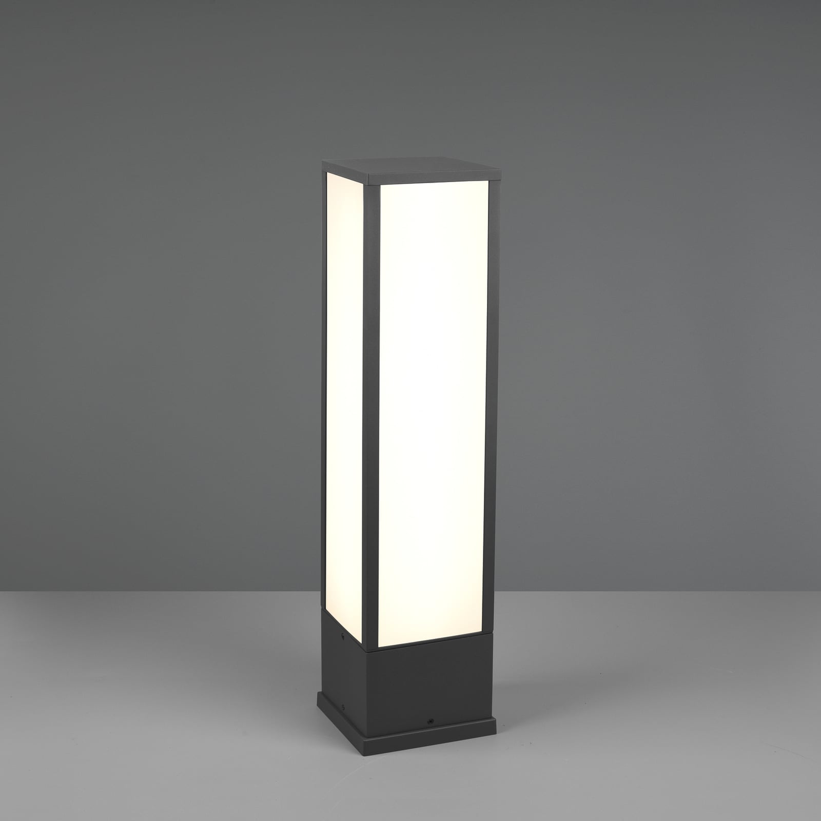 LED stolpelampe Fuerte antrasitt aluminium 60 cm bakside