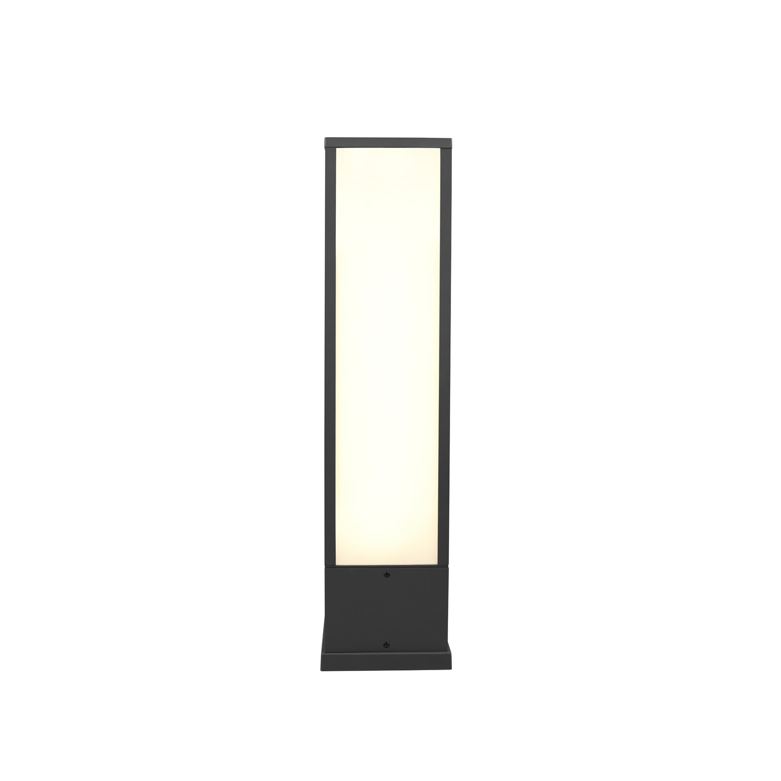 LED stolpelampe Fuerte antrasitt aluminium montert ute