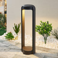 LED stolpelampe Habsa antrasitt aluminium 50 cm IP65 forfra