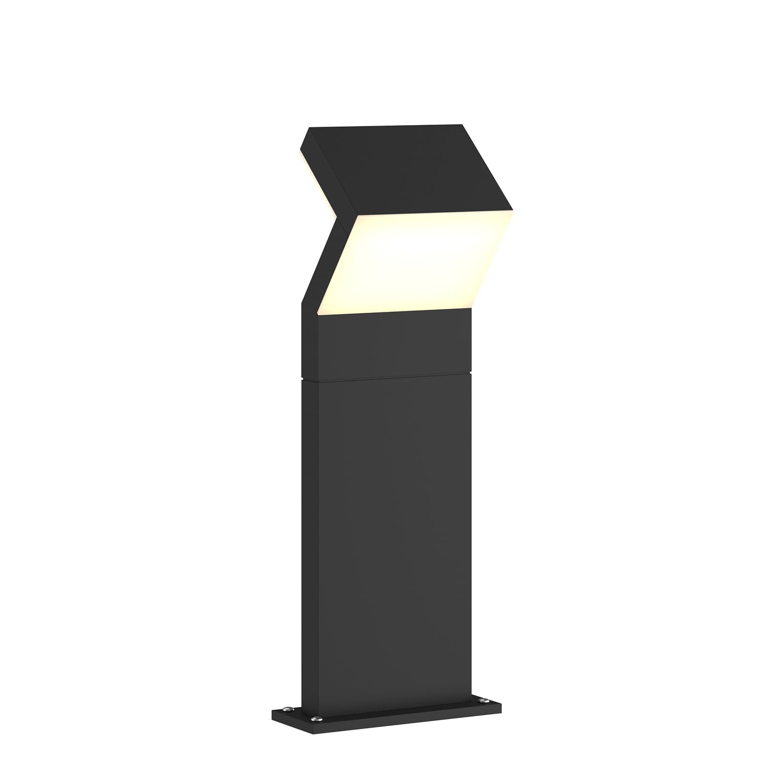 LED stolpelampe Havin antrasitt aluminium 60 cm IP65 - Arcchio