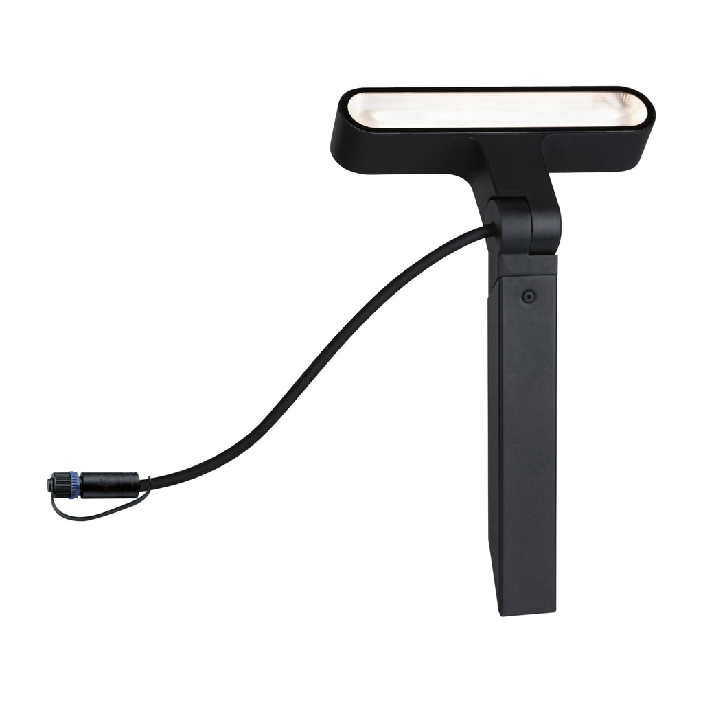 LED stolpelampe Ito horisontal metall 6W IP65 dimbar forfra