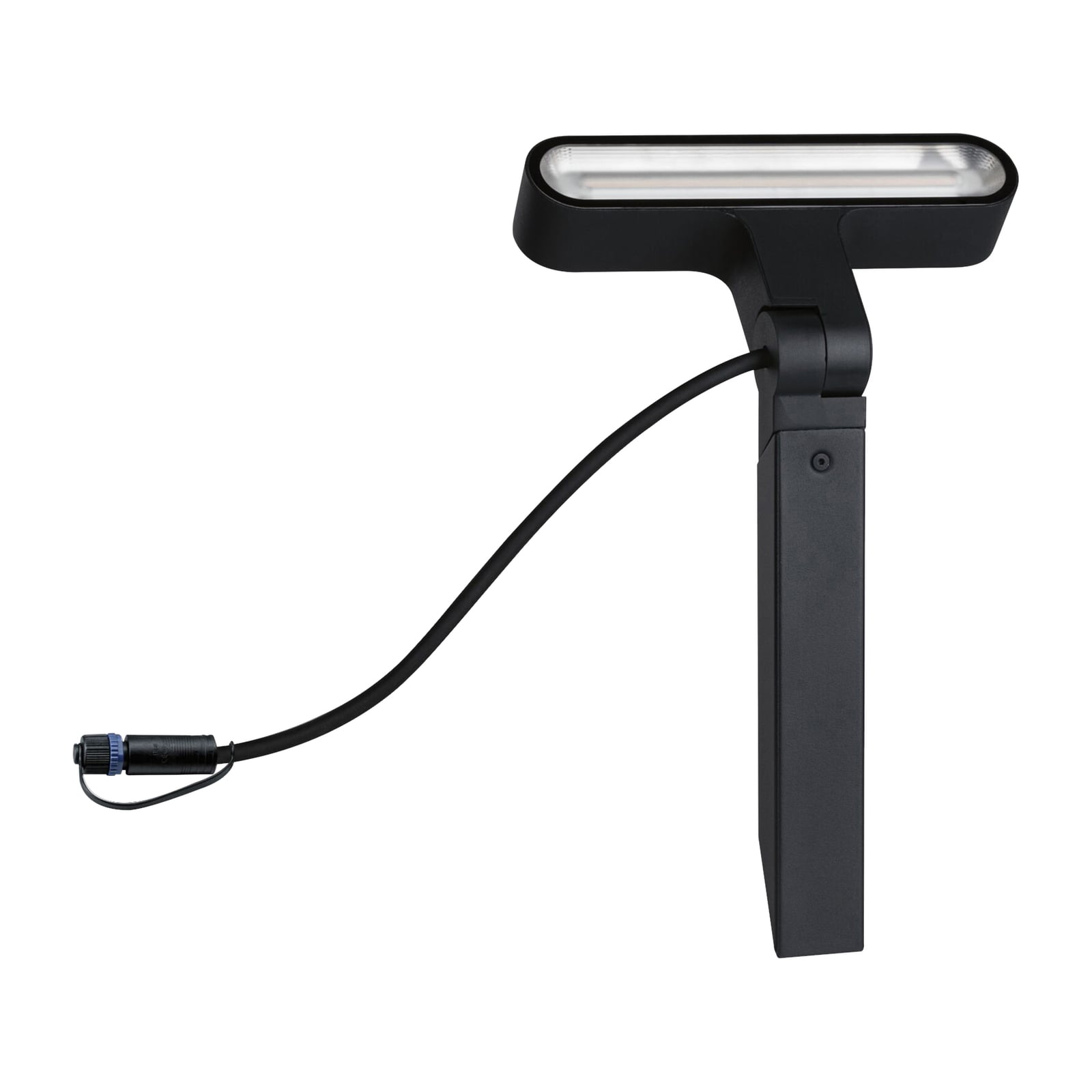 Detalj av LED stolpelampe Ito horisontal metall 6W IP65 dimbar